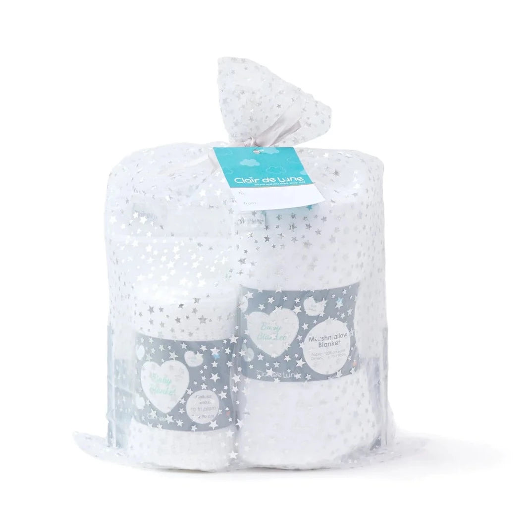 Clair de Lune Baby Shower Gift Set White Millie & Ralph