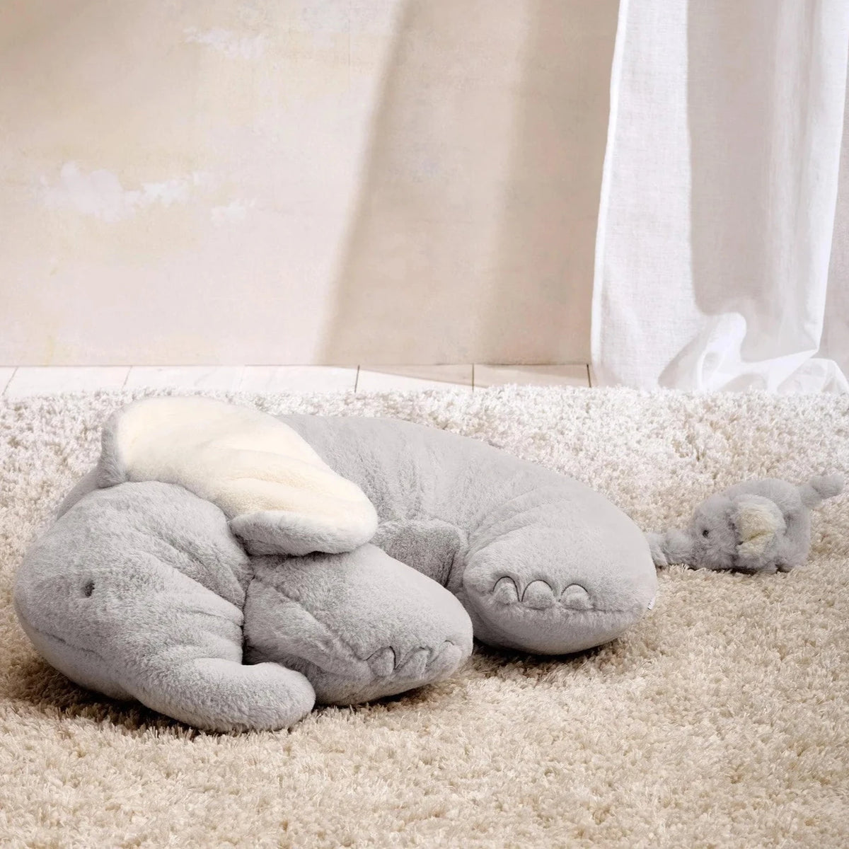 Baby snuggle elephant pillow clearance