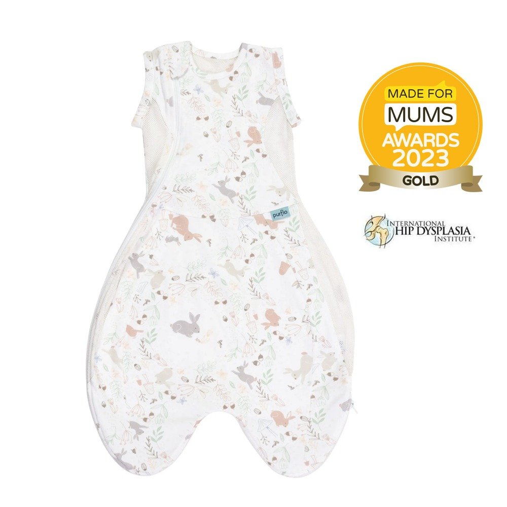 Purflo Lightweight 0.5 Tog Sleeping Bag Storybook Nutmeg Millie & Ralph