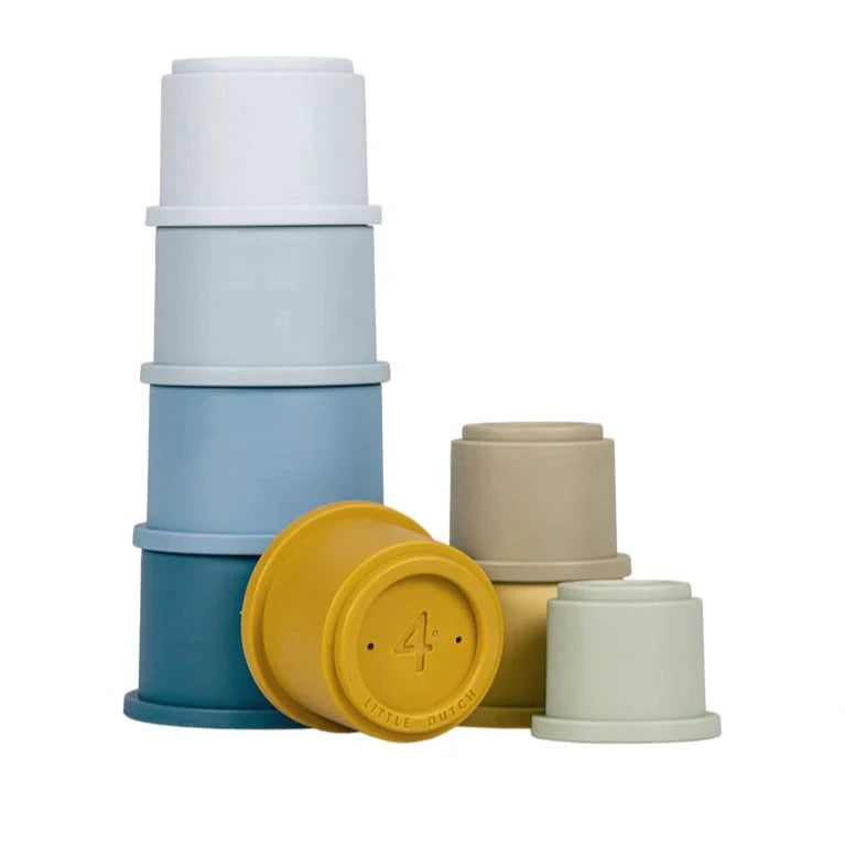 Little Dutch Stacking Cups - Blue
