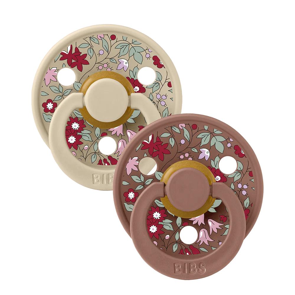 Bibs x LIBERTY Colour Latex Pacifiers Chamomile Lawn - Woodchuck Mix ...