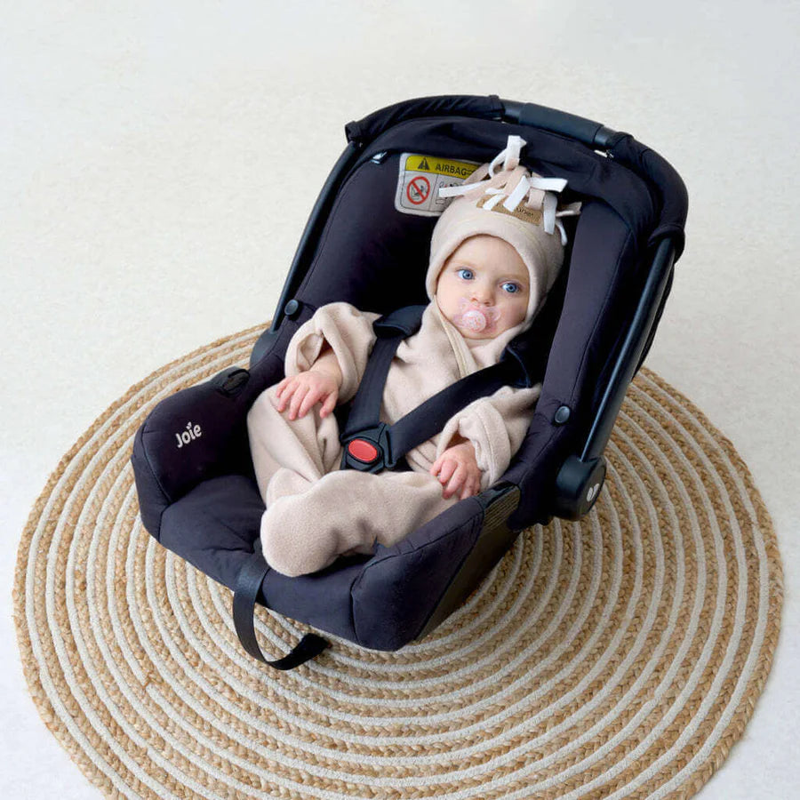 Clair de Lune Star Fleece Baby Wrap Blanket 0 6 Months Beige Millie Ralph