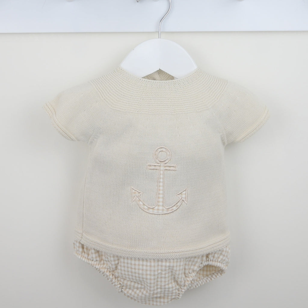 Beige Toby Pants Suit