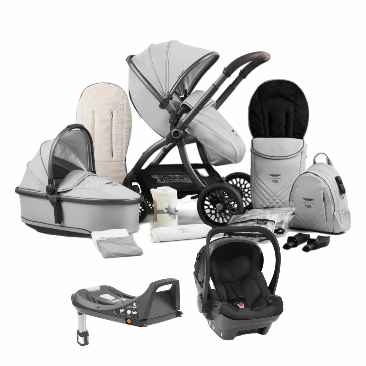 egg3 Aston Martin Special Edition Package With Shell Car Seat & Base ...