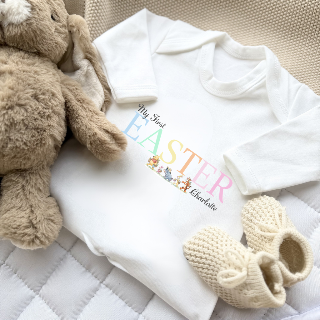 'My First Easter'  Bear and Friends Sleepsuit