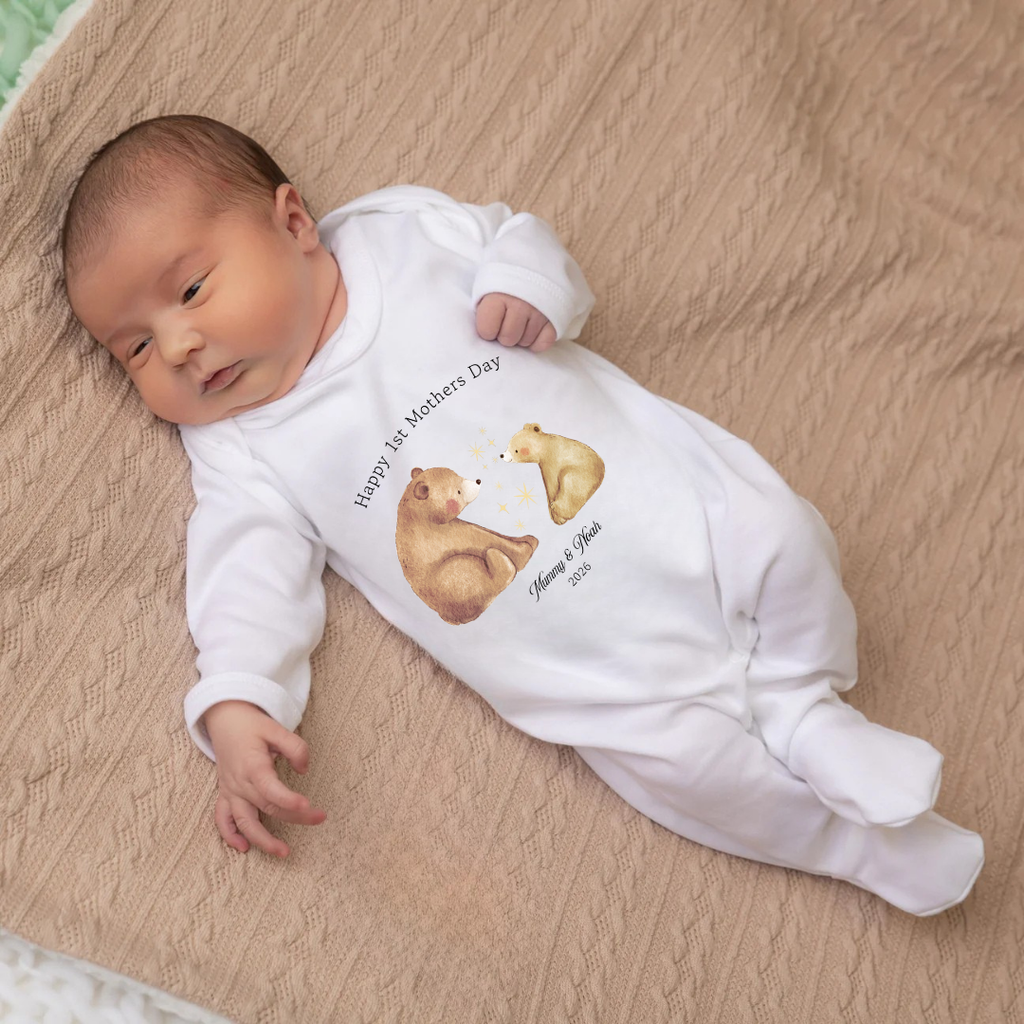 Happy First Mothers Day - Mama & Baby Bear