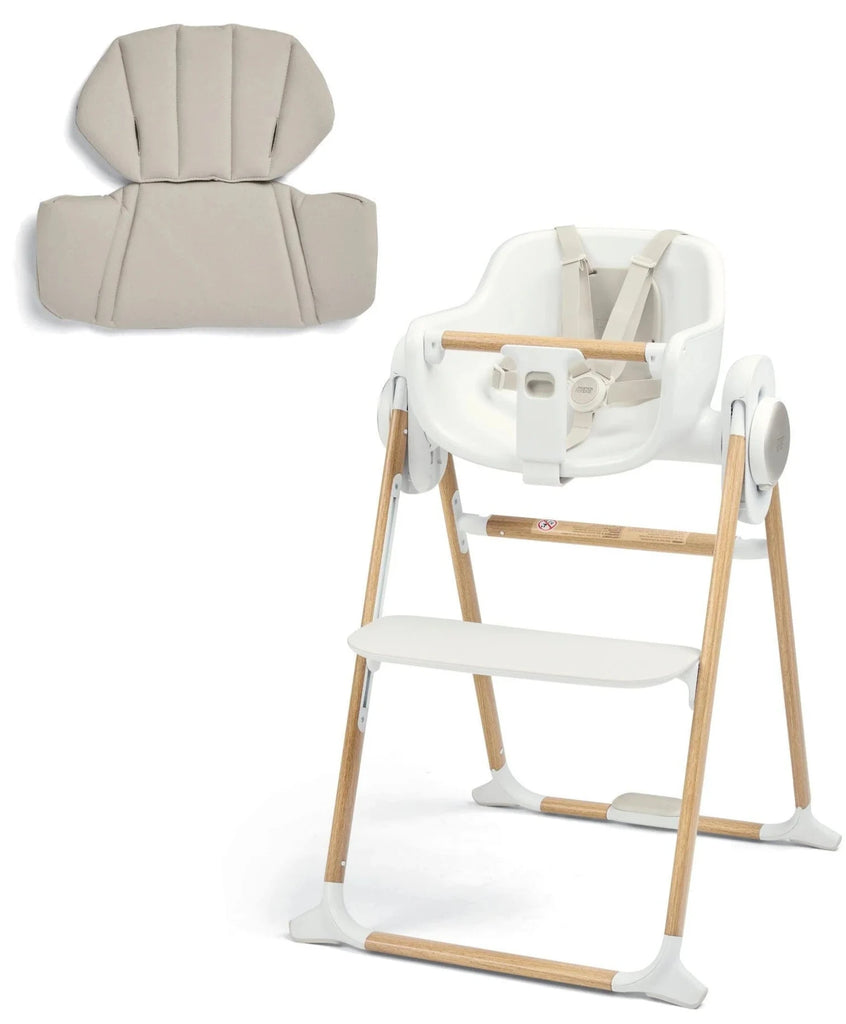 Mamas & Papas Eno Highchair & Eno Highchair Cushion Bundle - Cashmere