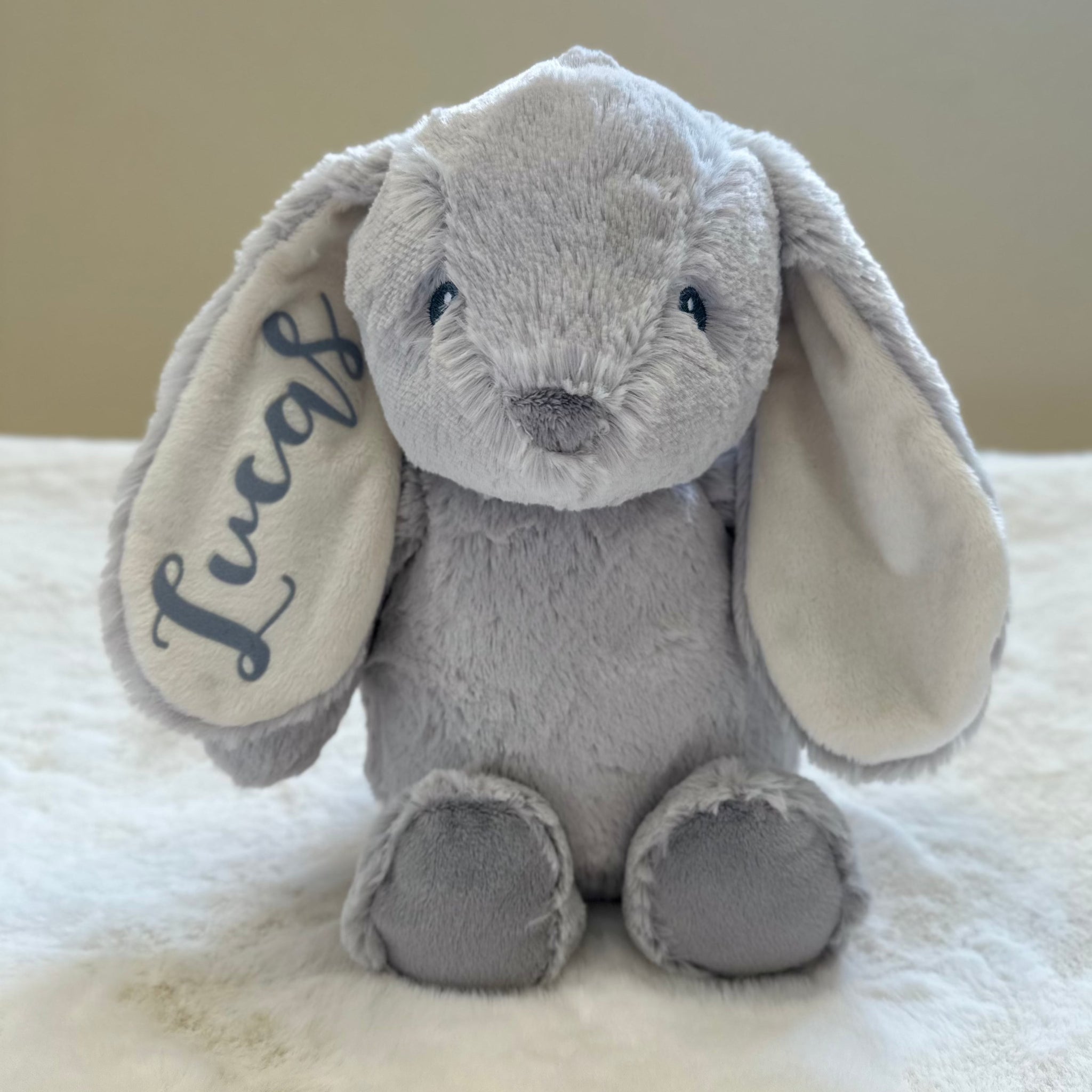 Grey bunny teddy sales