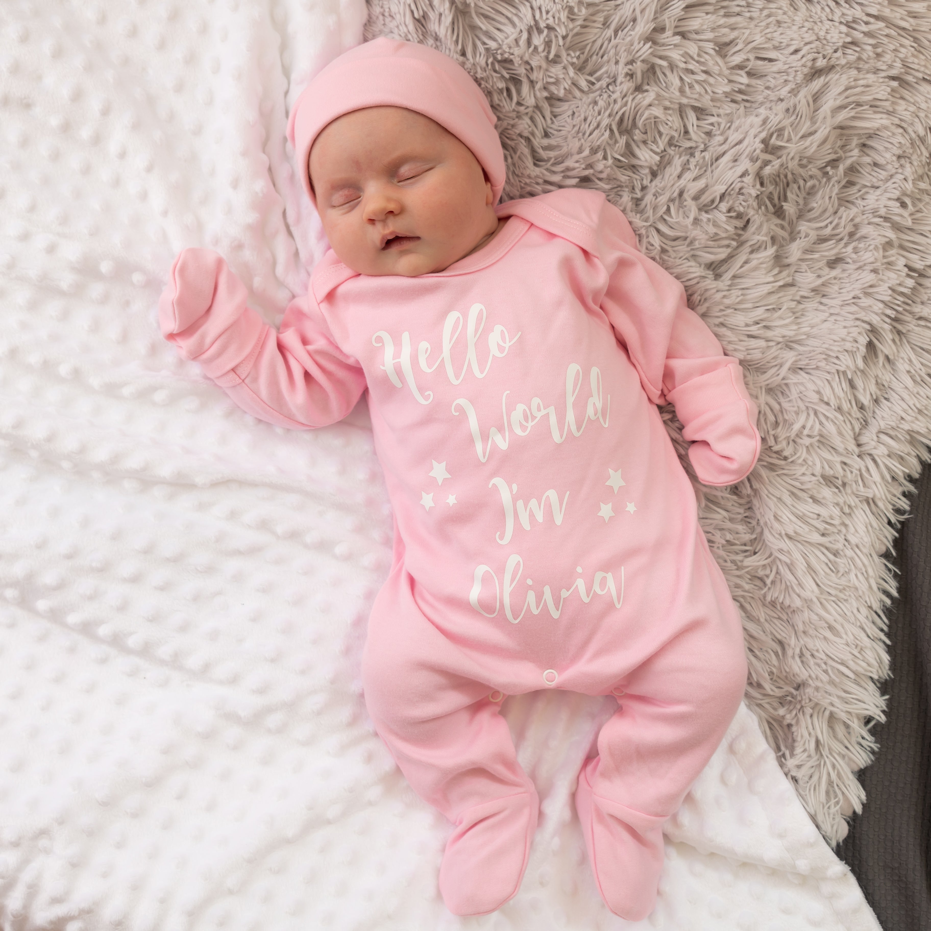 Hello World Im... Sleepsuit Set