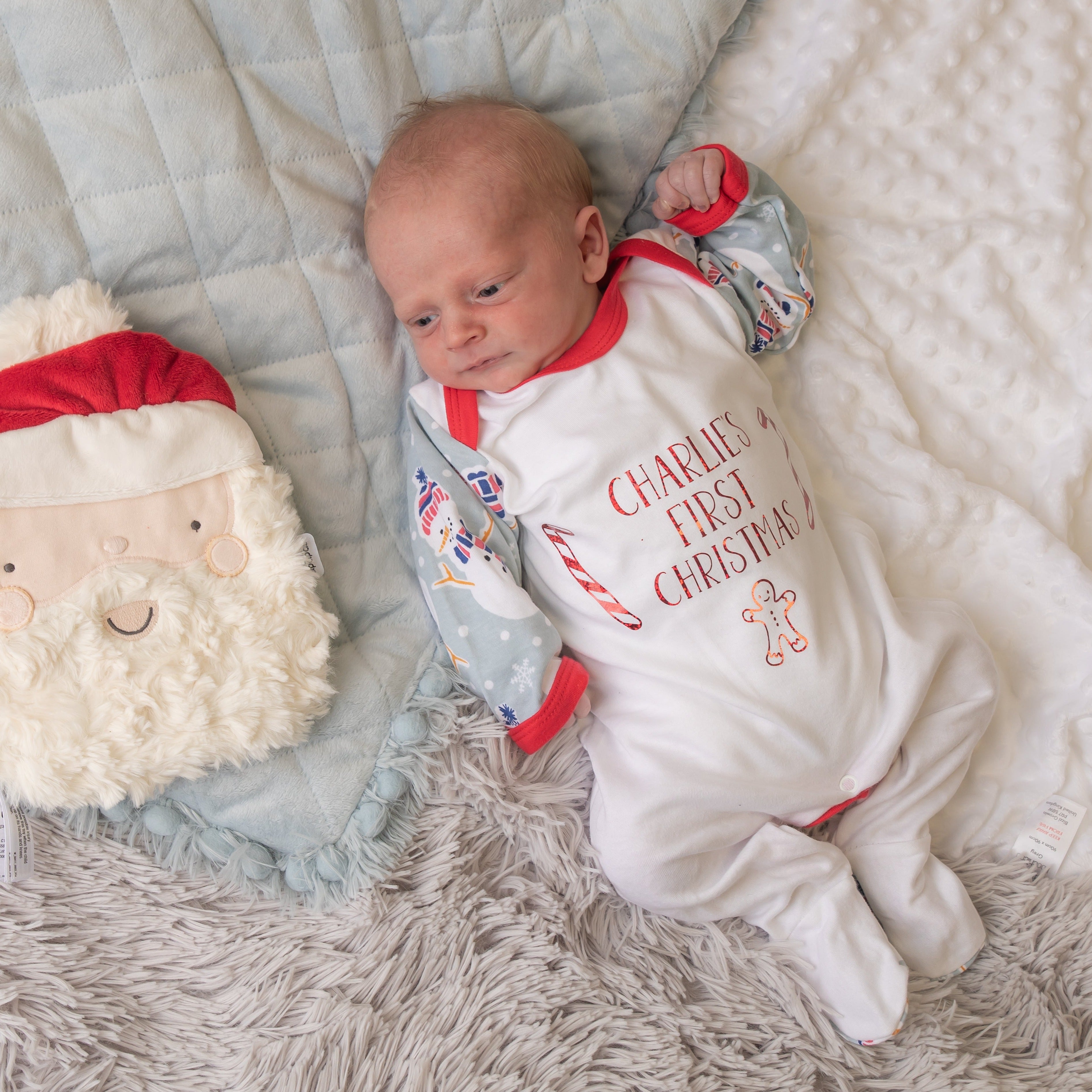Snowman First Christmas Sleepsuit