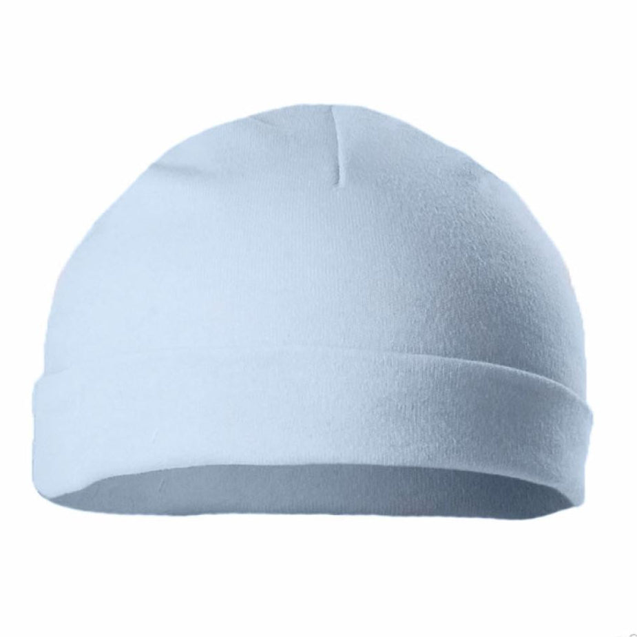 Blue Cotton Infant Hat