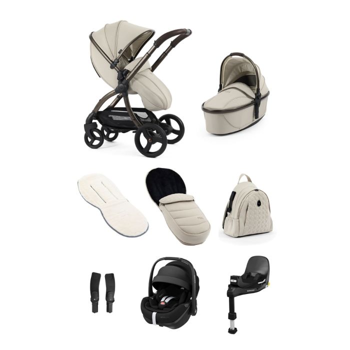 Egg3 Luxury Bundle With Maxi-Cosi Pebble 360 Pro2 Car Seat Base