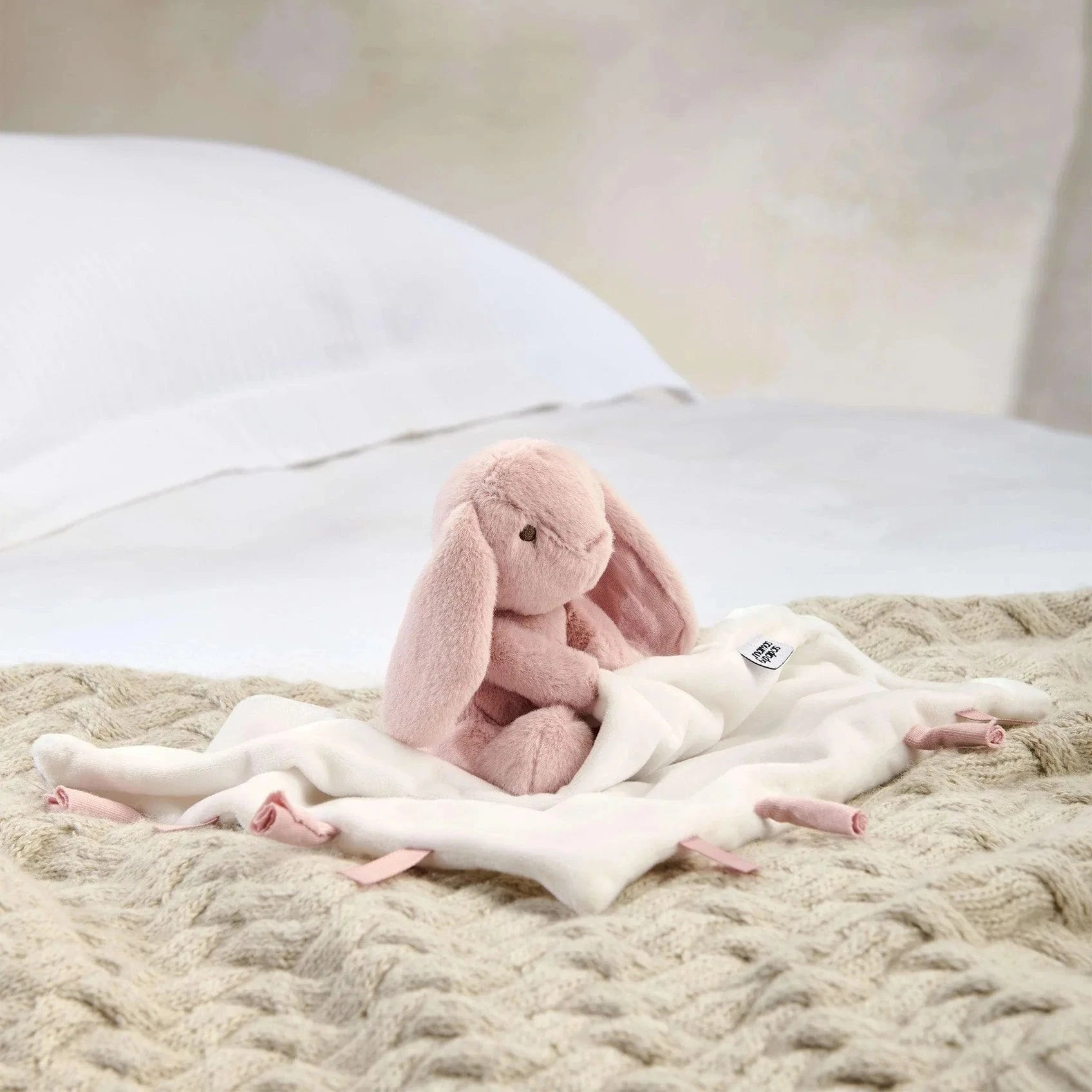 Mamas Papas Pink Bunny Comforter Millie Ralph