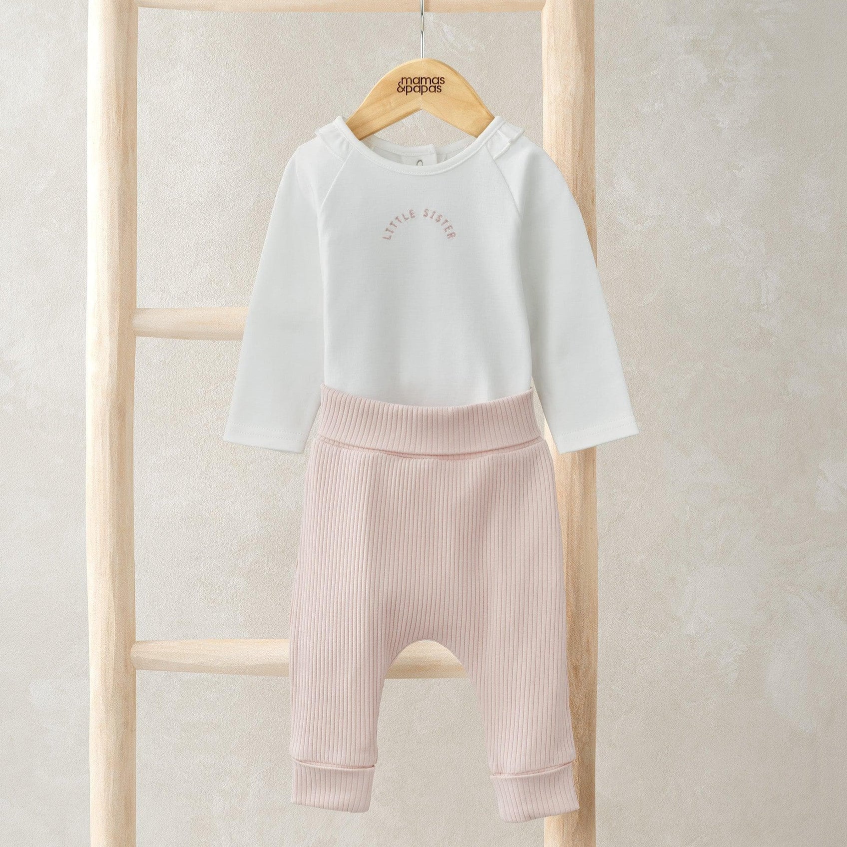 Mamas Papas Little Sister Bodysuit Leggings Set