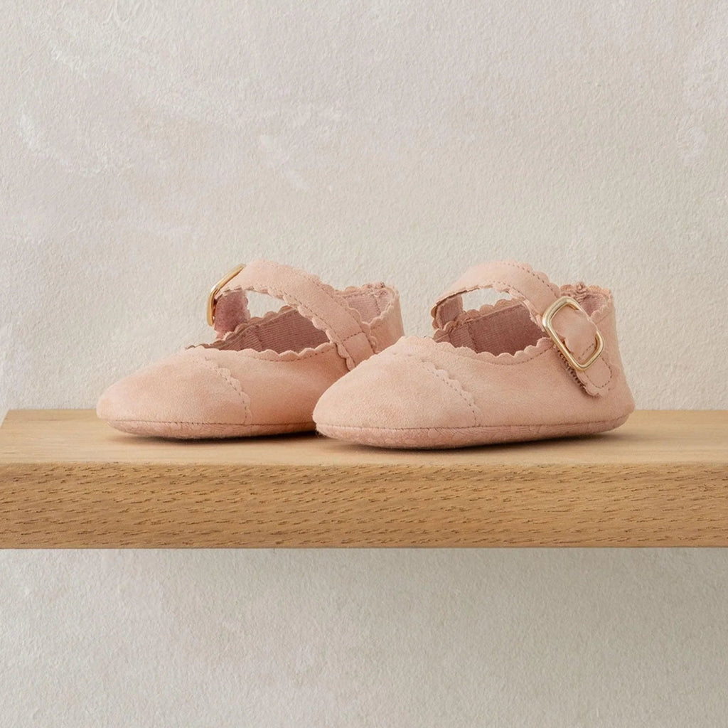 Mamas & Papas Scallop Pram Shoes - Pink