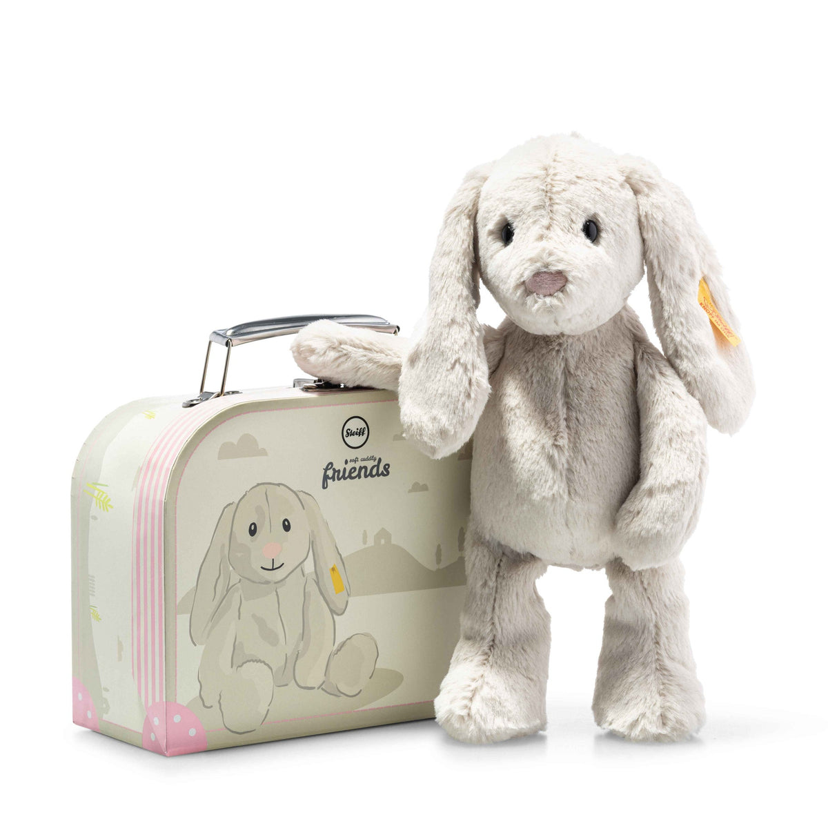 Steiff Hoppie Rabbit in Suitcase – Millie & Ralph