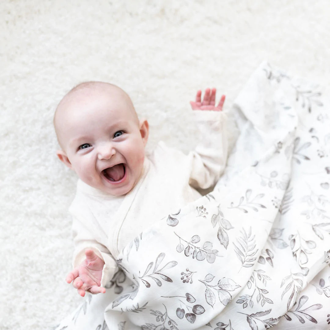 Muslin Swaddle Lovely Leaves