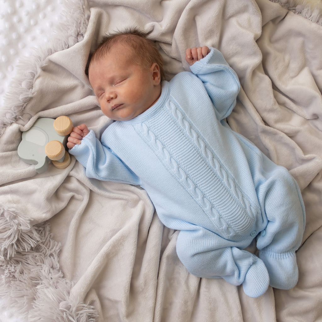 Baby Boy Hand Knitted Sweater, Cardigan With Cat. Blue & White Merino Wool  Jacket. - Etsy