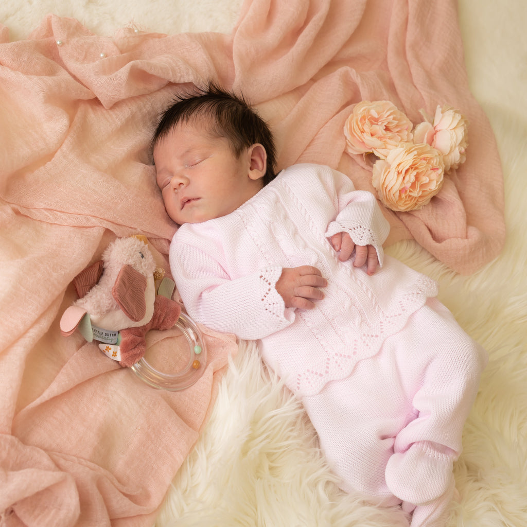 Amelia Baby Nest Set - Pink | Newborn girl dresses, Frocks for babies, Newborn  dresses