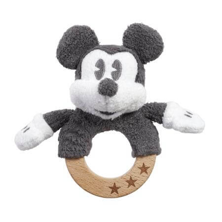 Mickey Mouse Memories Wooden Ring Rattle